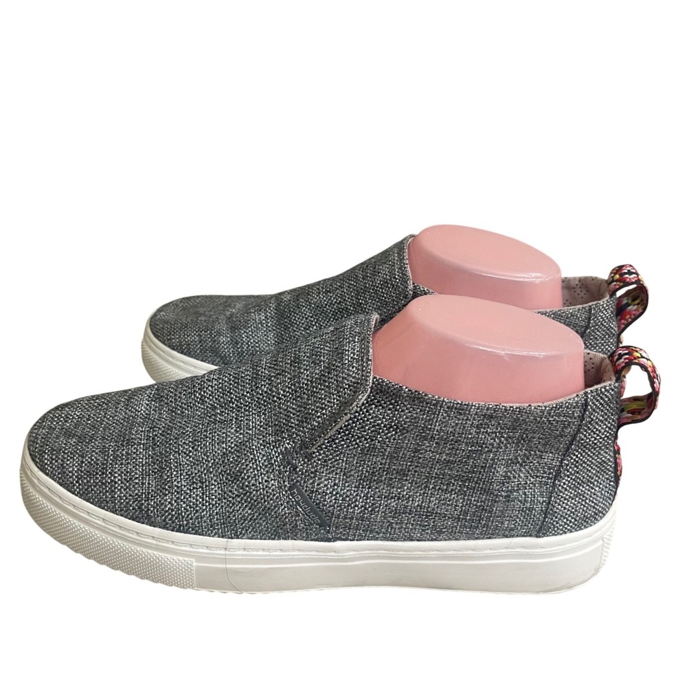 Hey Dude Peyton Linen Gray Slip On Comfort Casual Women's Shoes Size‎ 9